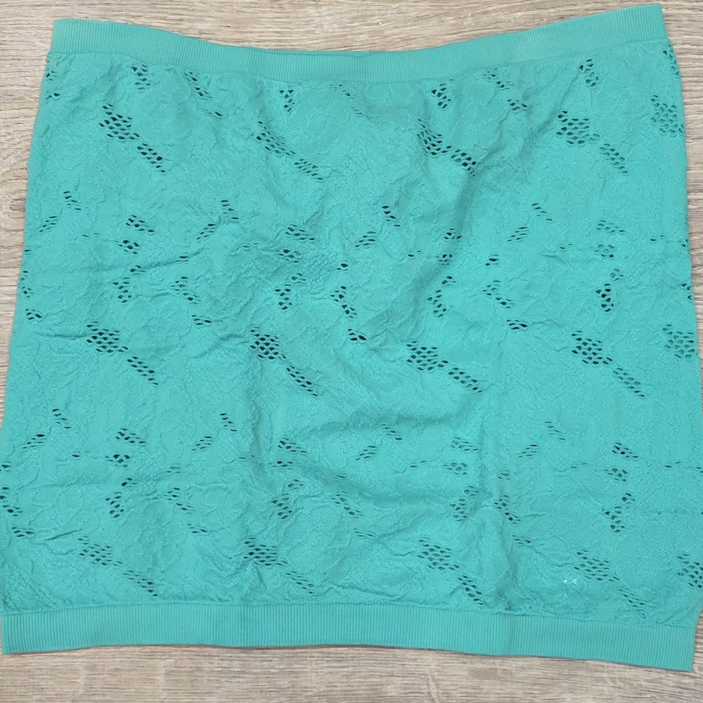 Essentials Turquoise Lace Top